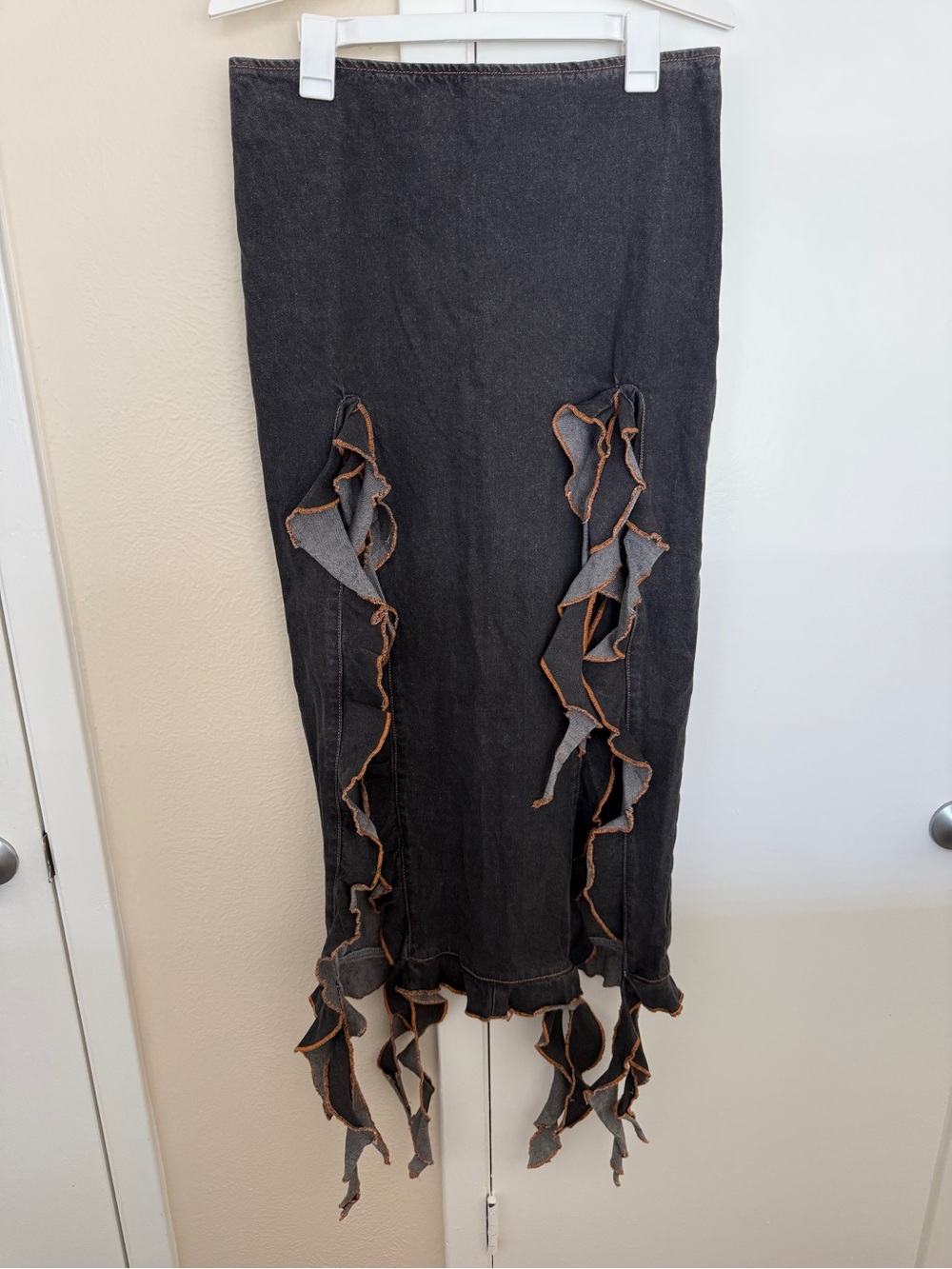 Fairy Ruffle Denim Skirt
